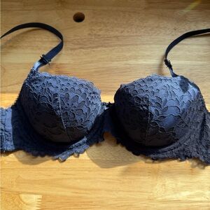 PINK balconette lace bra